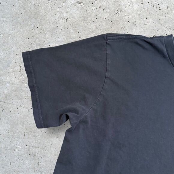 Billabong Organic Cotton Black Graphic T-Shirt Men’s L A/Div Range Logo Back - Picture 4 of 10